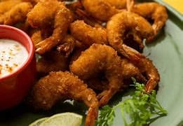 Platillo Camarones Empanizados