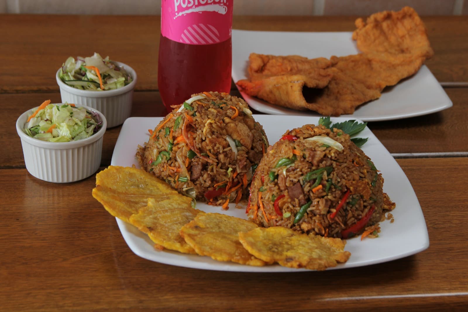 Combo Arroz Mixto Familiar + Gaseosa Litro