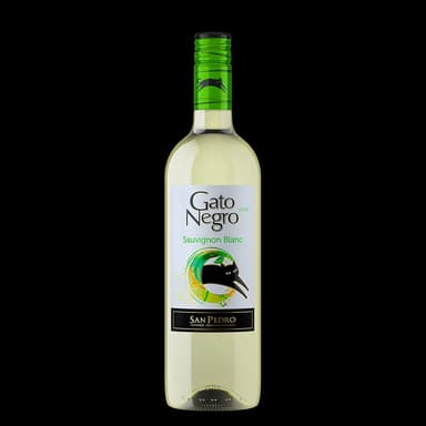 Vino gato negro blanco suavignon botella 750ml