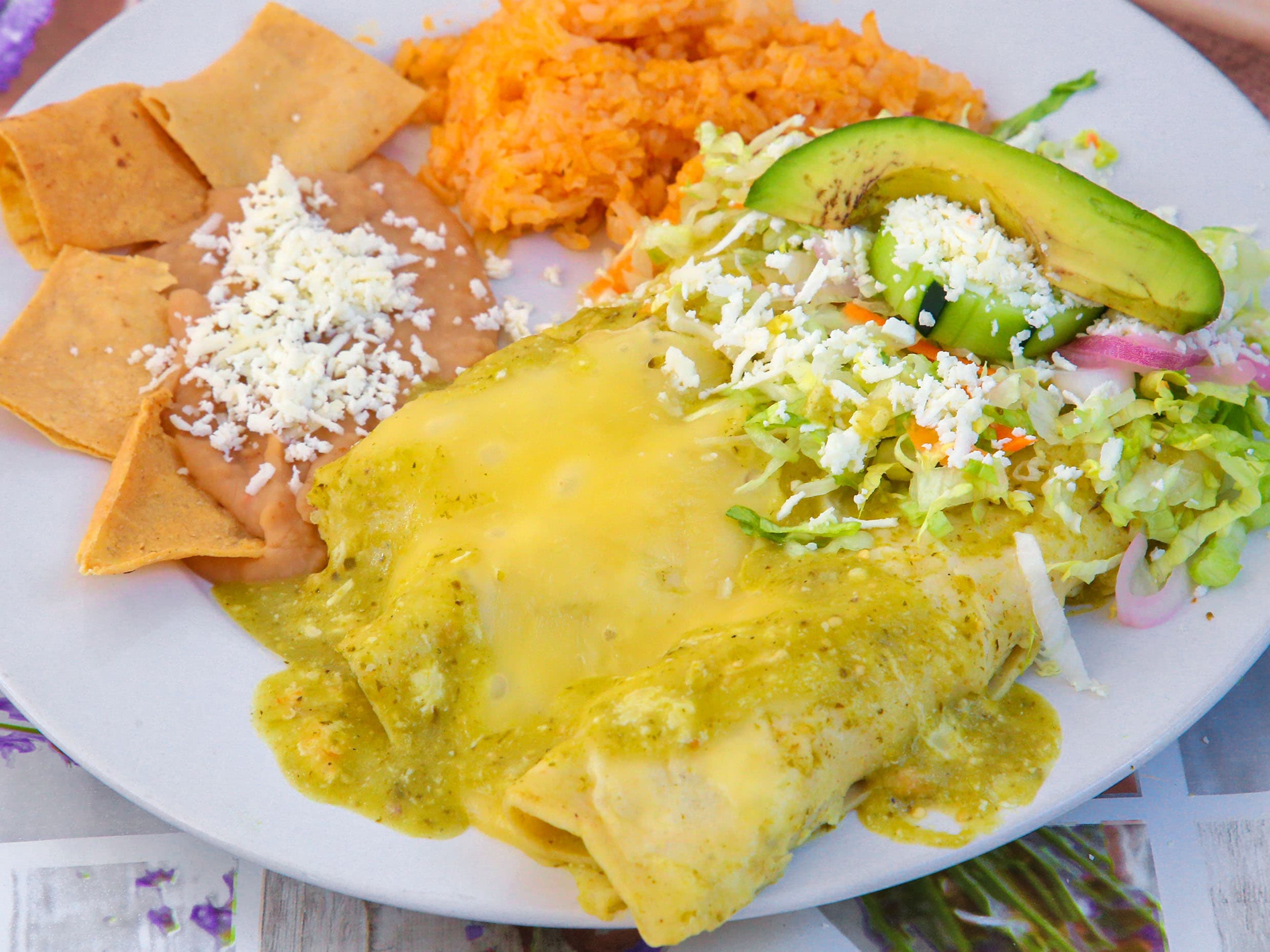 Enchiladas Verdes