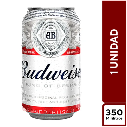 Cerveza Budweiser 250 ml