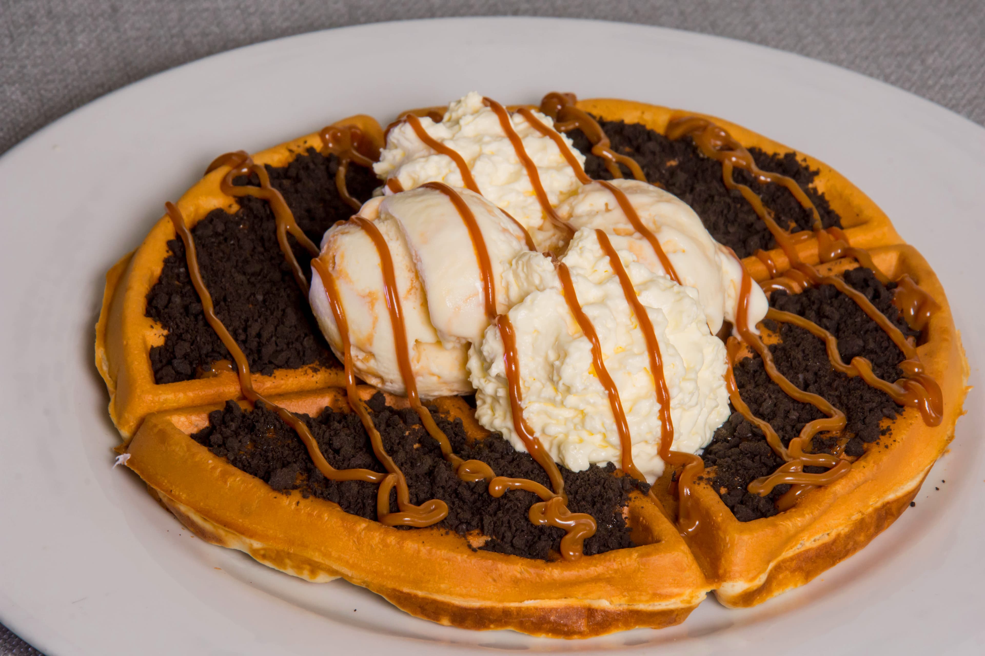 Waffle Grande de Oreo