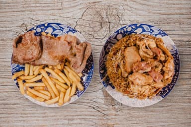 Arroz Chino con Carne de Cerdo Asada