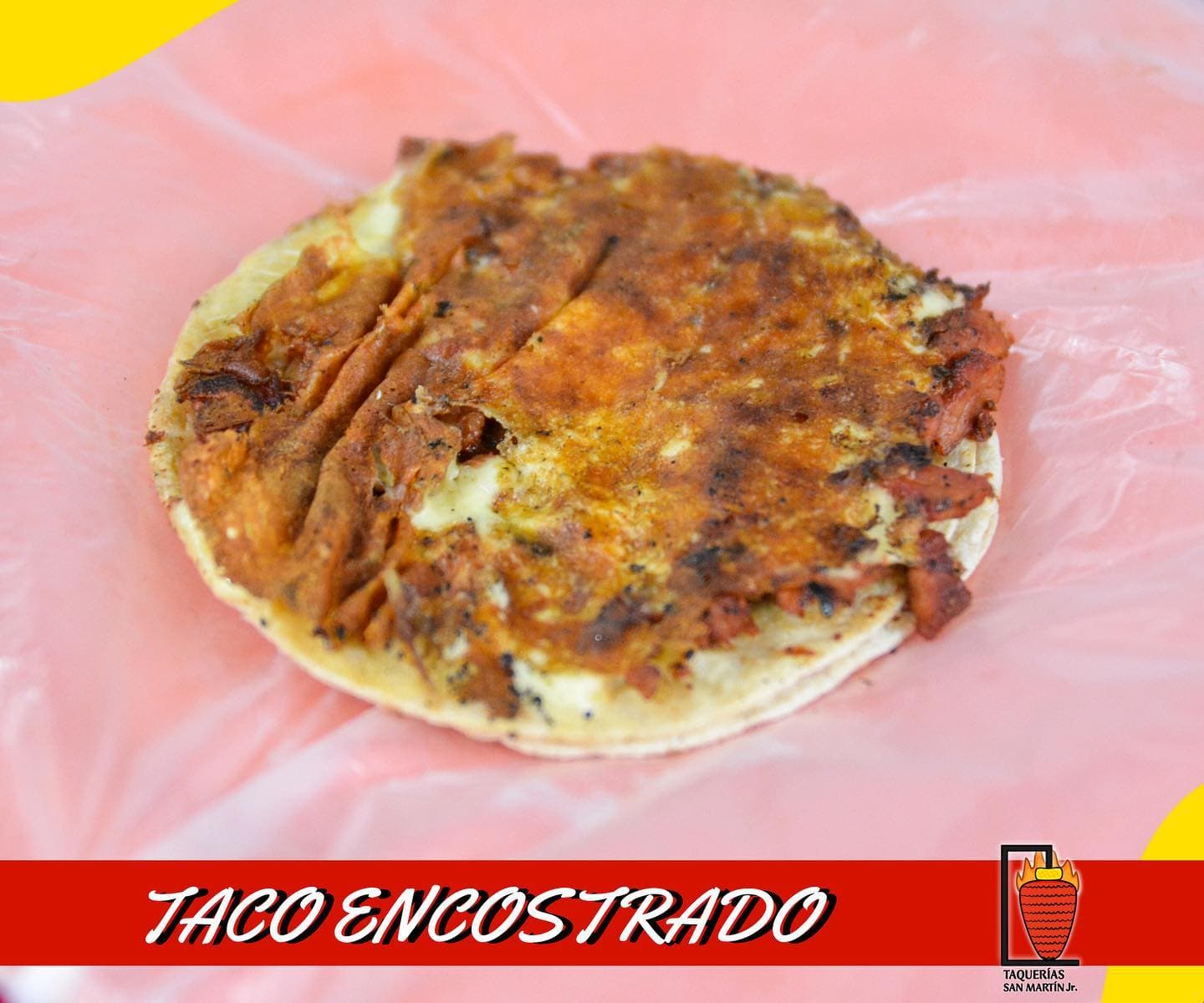 Taco enconstrado al pastor