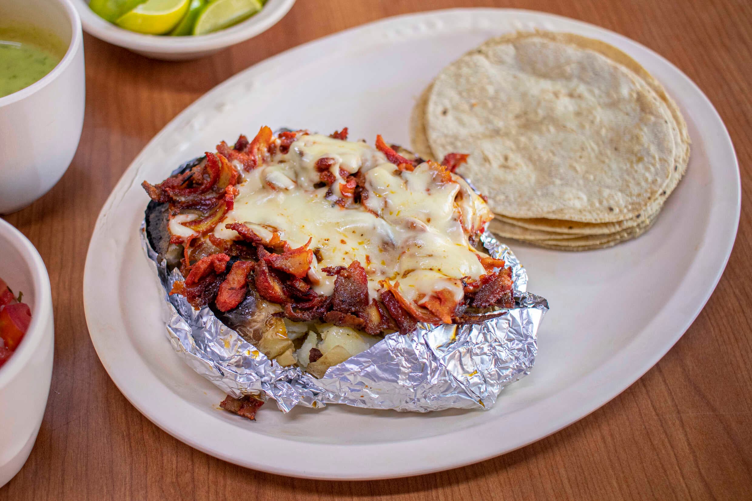 Papa Asada de Pastor