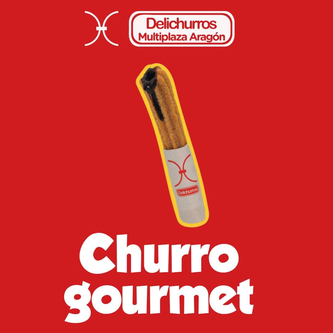 Churro relleno gourmet