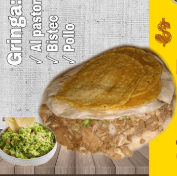 Gringa de bistec