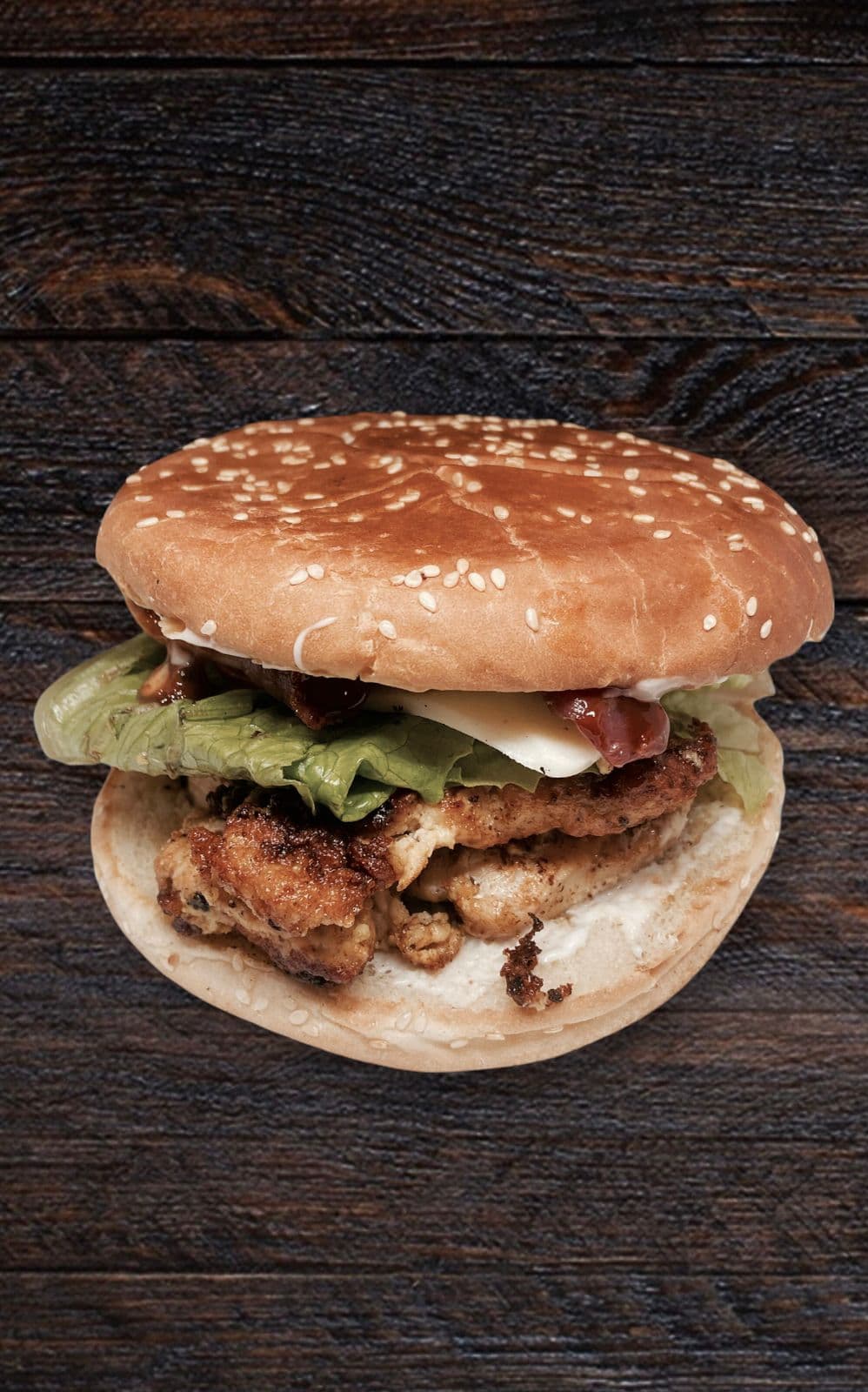 Hamburguesa la Mexican Chicken
