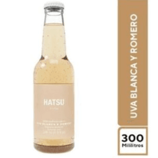 Soda Hatsu Uva Blanca y Romero 300 ml