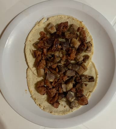 Taco Campechano de Suadero y Chorizo