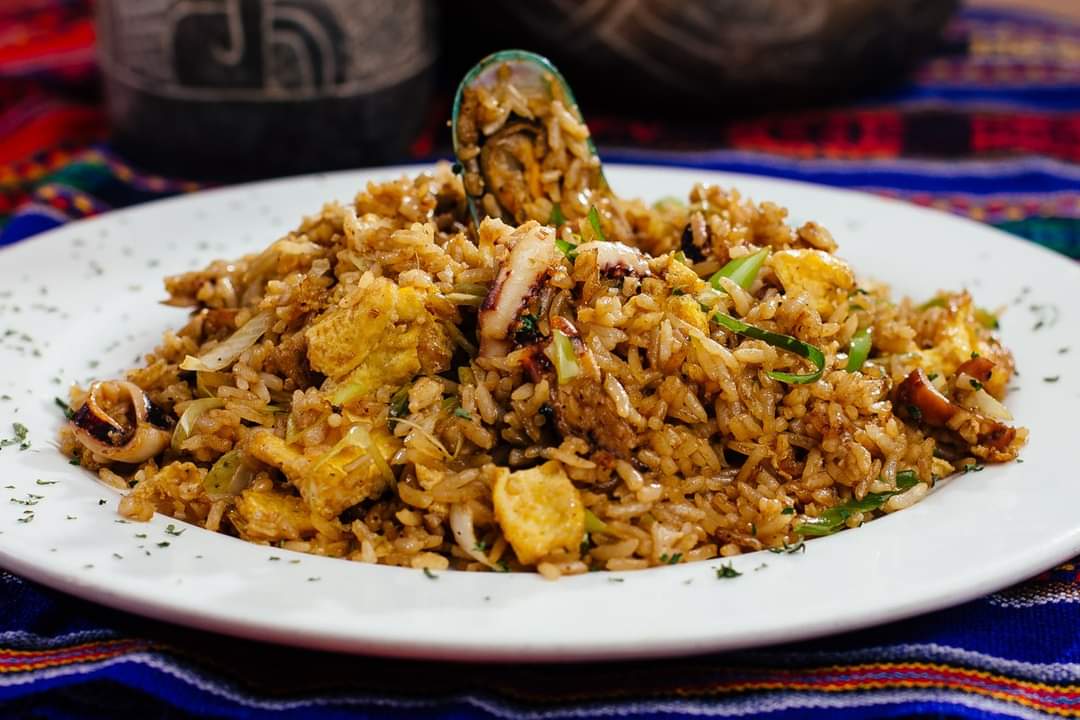 Arroz Chaufa de Camarones