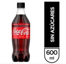 Coca Cola Sin Azúcar 600 ml