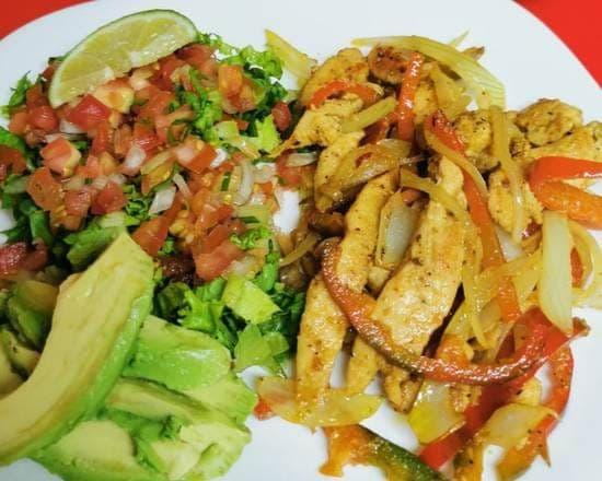 Fajitas Pollo, Cerdo o Pescado