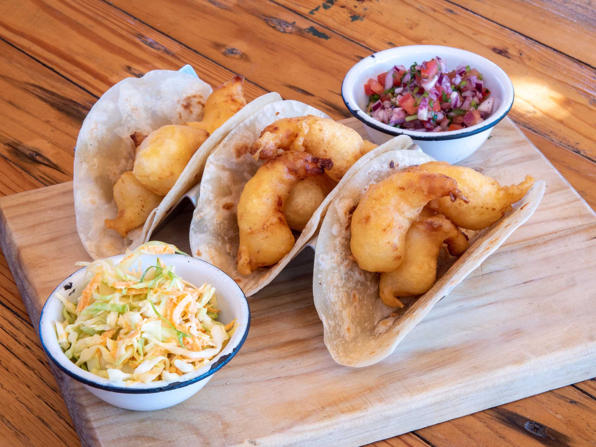 Tacos de Camarón 3 pz