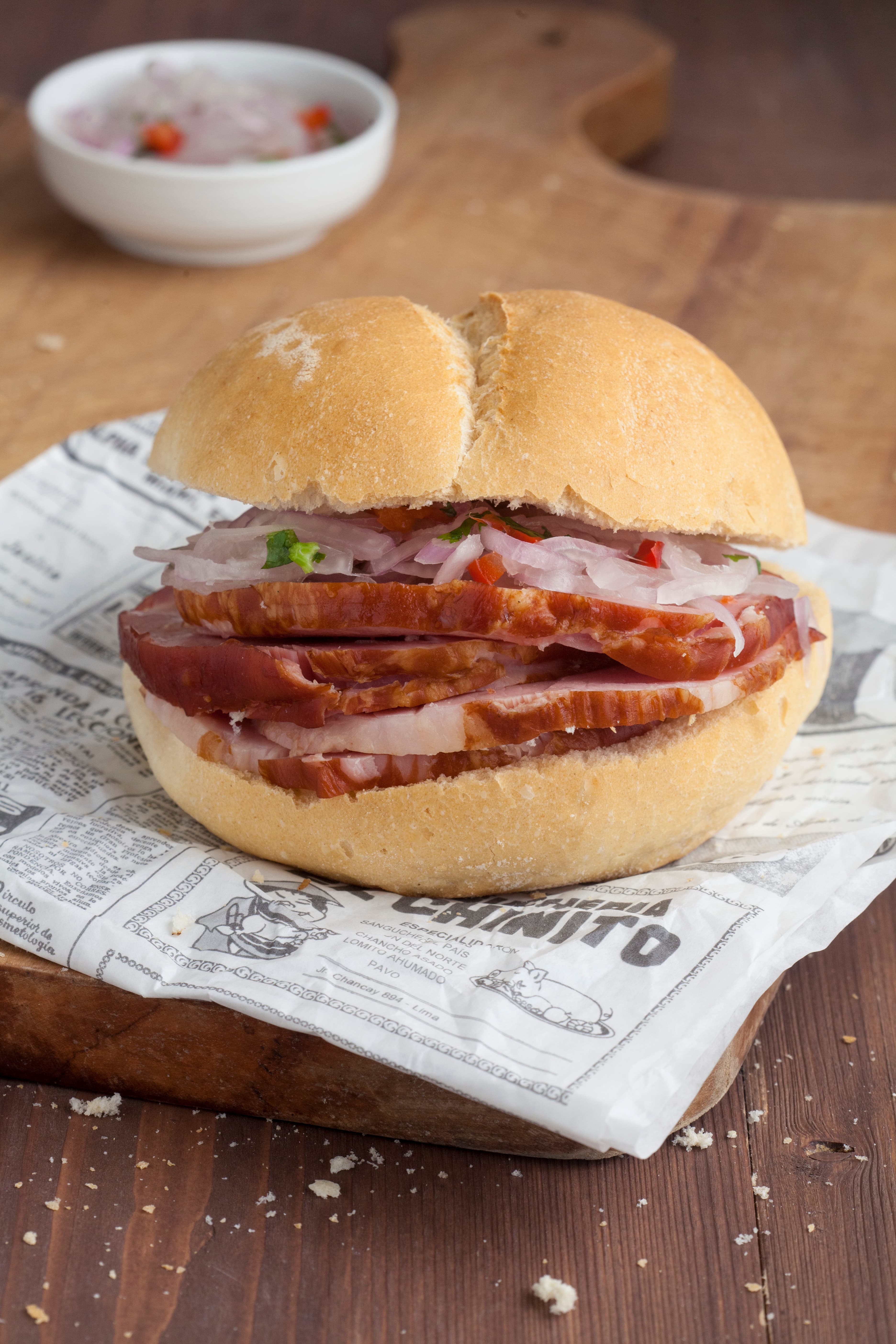 Sánguche de Lomito Ahumado