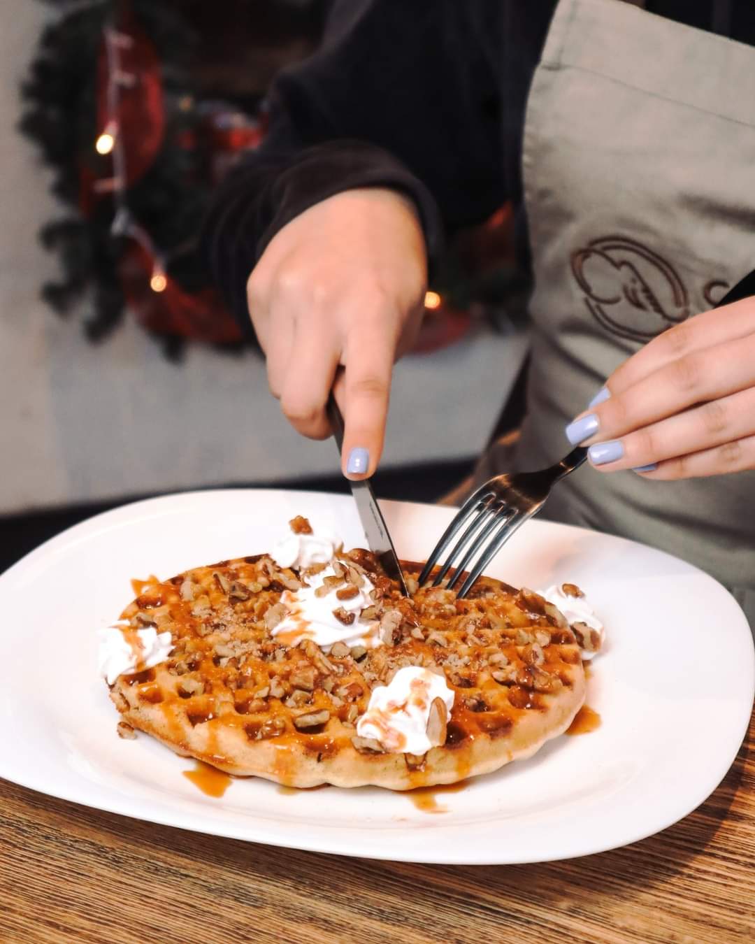 Waffle de Cajeta