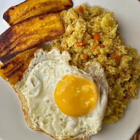 Arroz a la Cubana