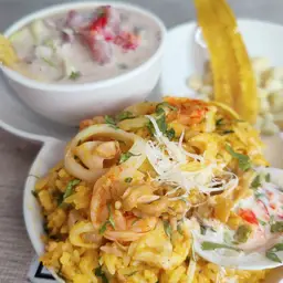 Combo Leche de Tigre + Arroz con Mariscos