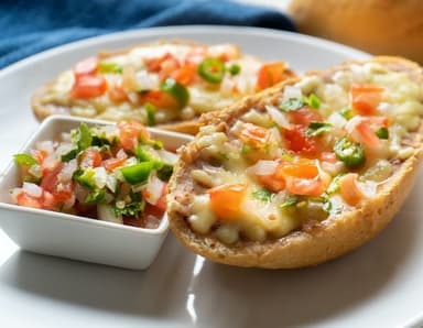 Molletes a la Mexicana