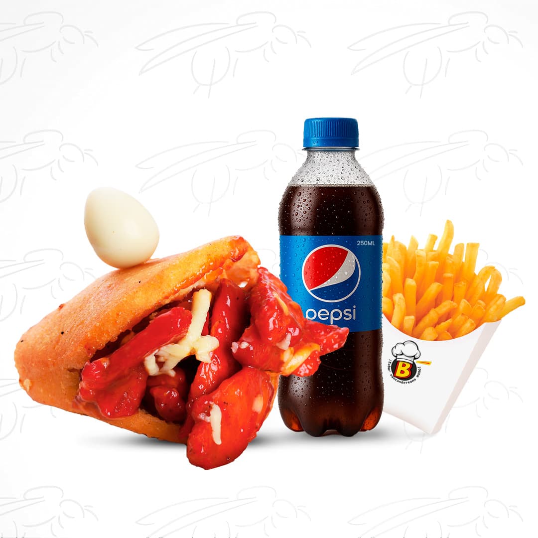 Combo Arepa La Costillona