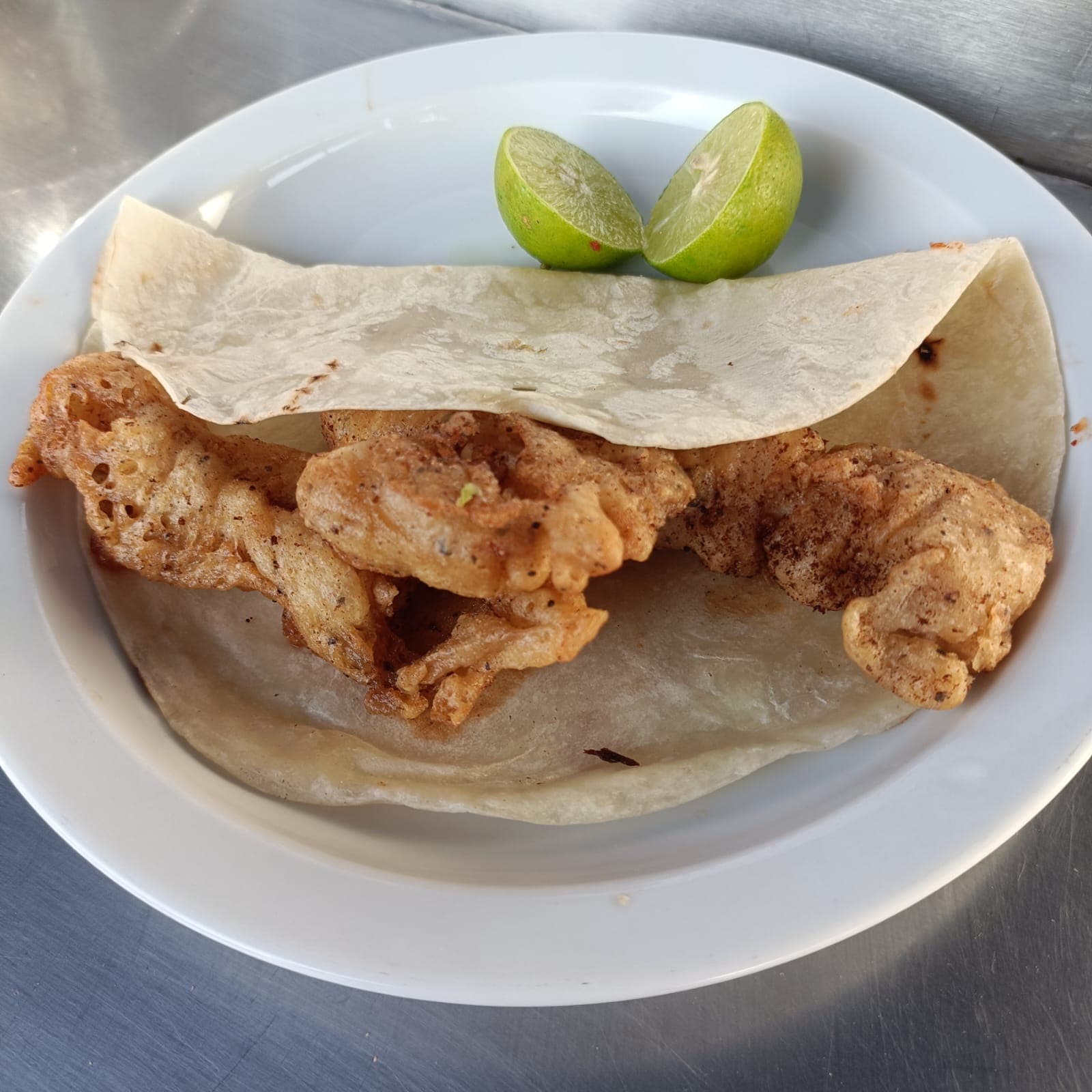 Quesadilla de Harina con Pescado