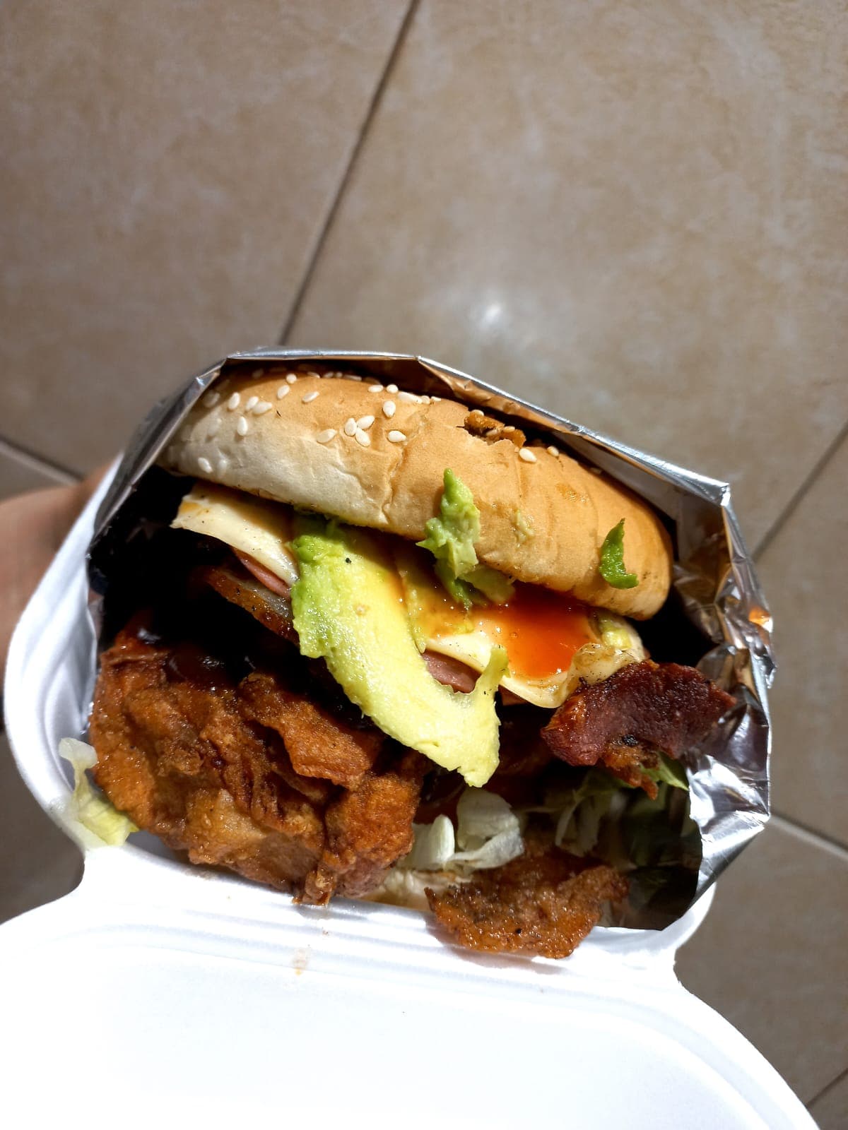 Burger de Pollo Crujiente