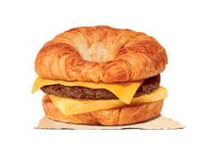 Croissanwich Huevo Queso y Salchicha