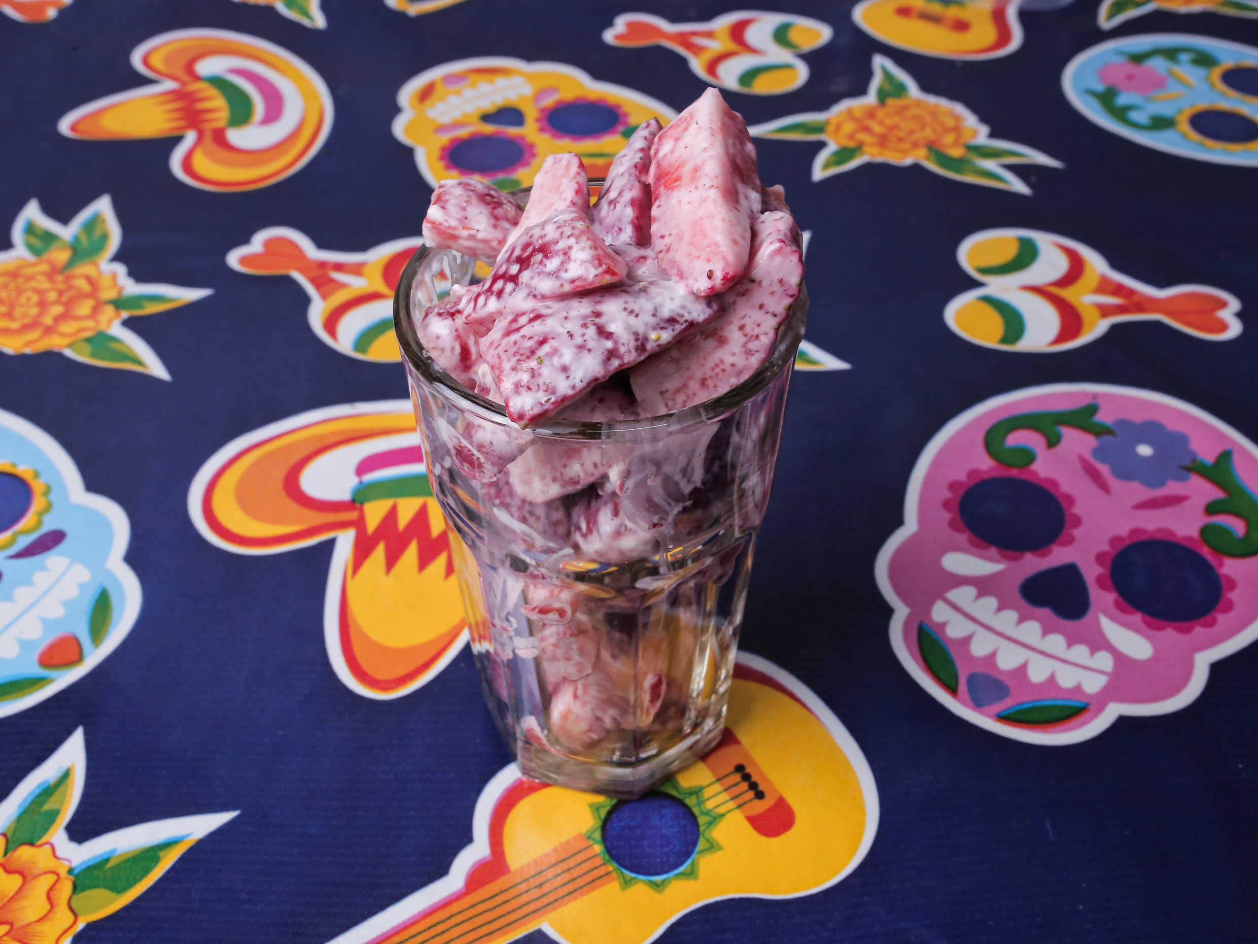 Fresas con crema