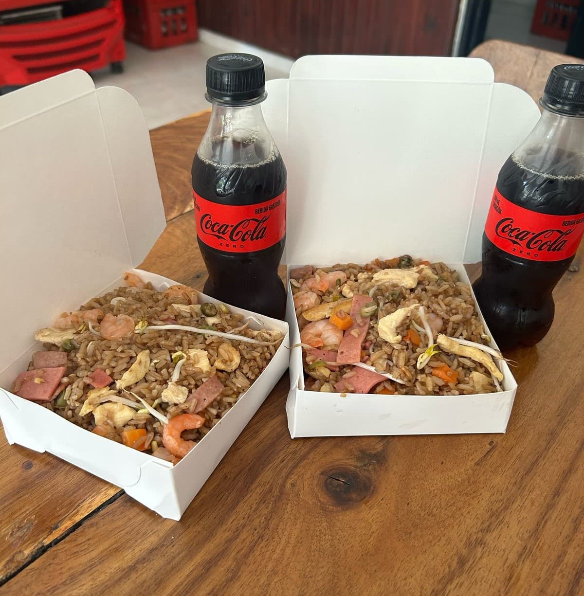Combo Dos Cajas Arroz Chino Psnal con Dos Gaseosas