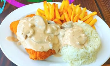 Pechuga con Champiñones