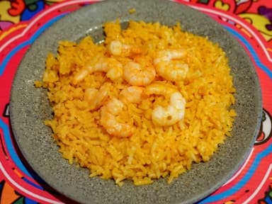 Arroz con Camarones (en pulpa)