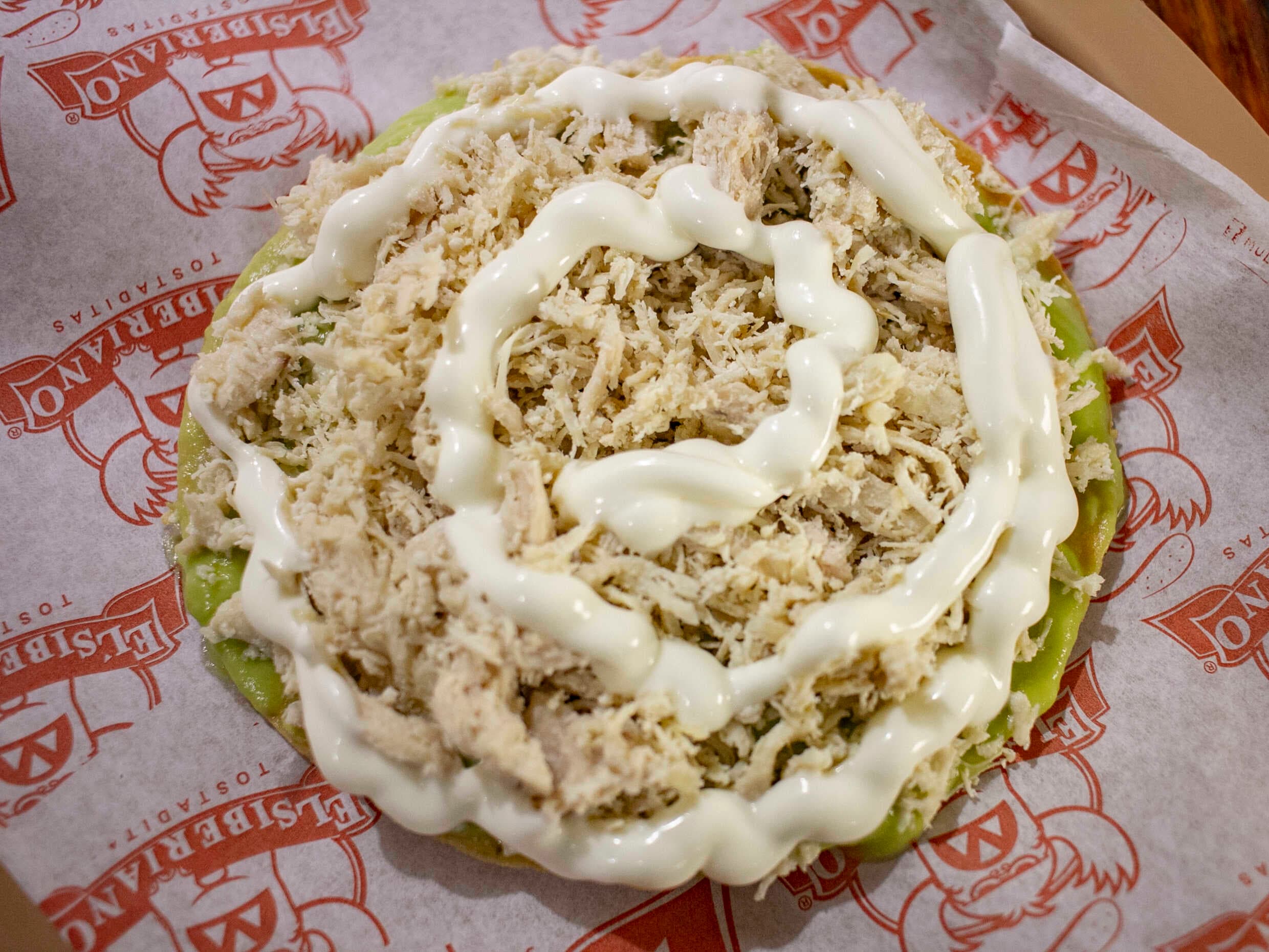 Tostada de Pollo.