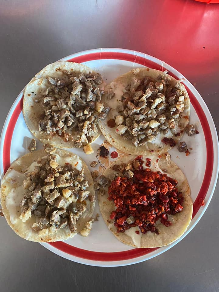 Taco Mixto de Chorizo Harina