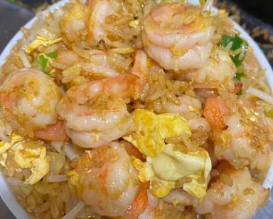 Arroz Frito con Extra Camarones Medianos
