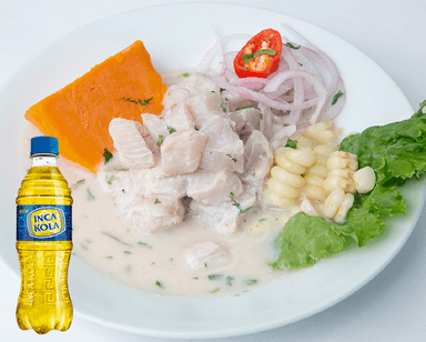Ceviche de Pescado + Bebida