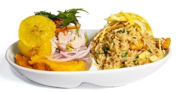 Dúo Ceviche + Chaufa de Mariscos