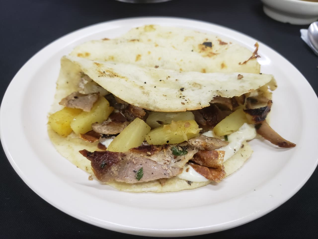 Taco Árabe Hawaiano