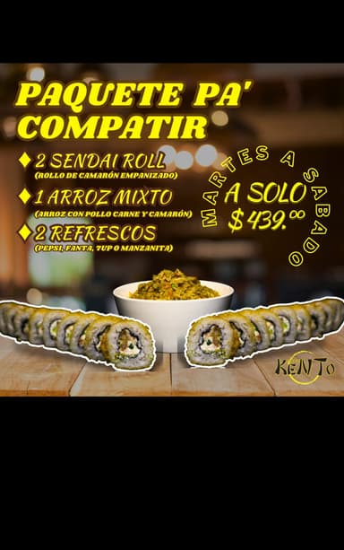 Paquete Pa' Compartir