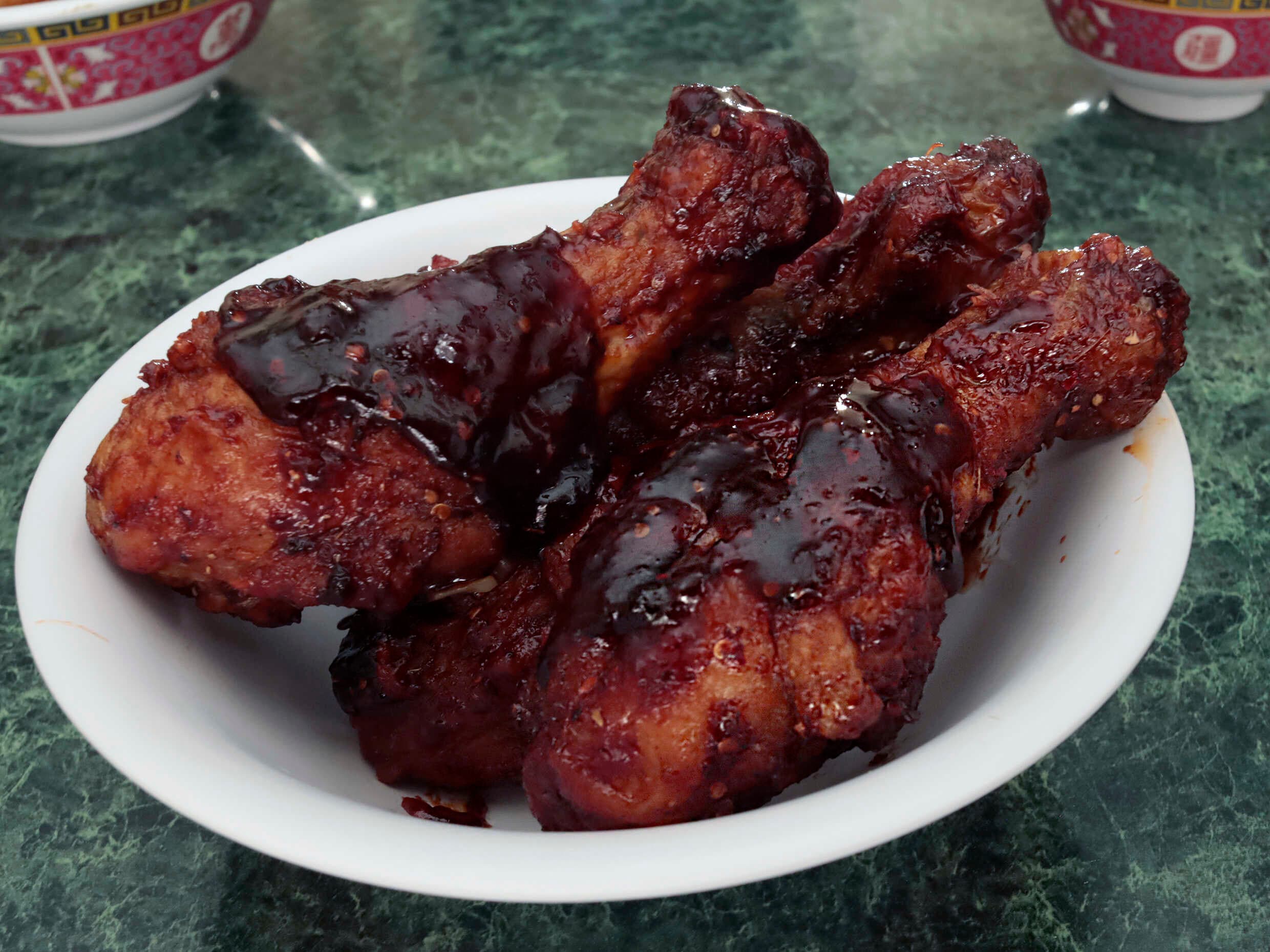 Pierna de Pollo a la BBQ