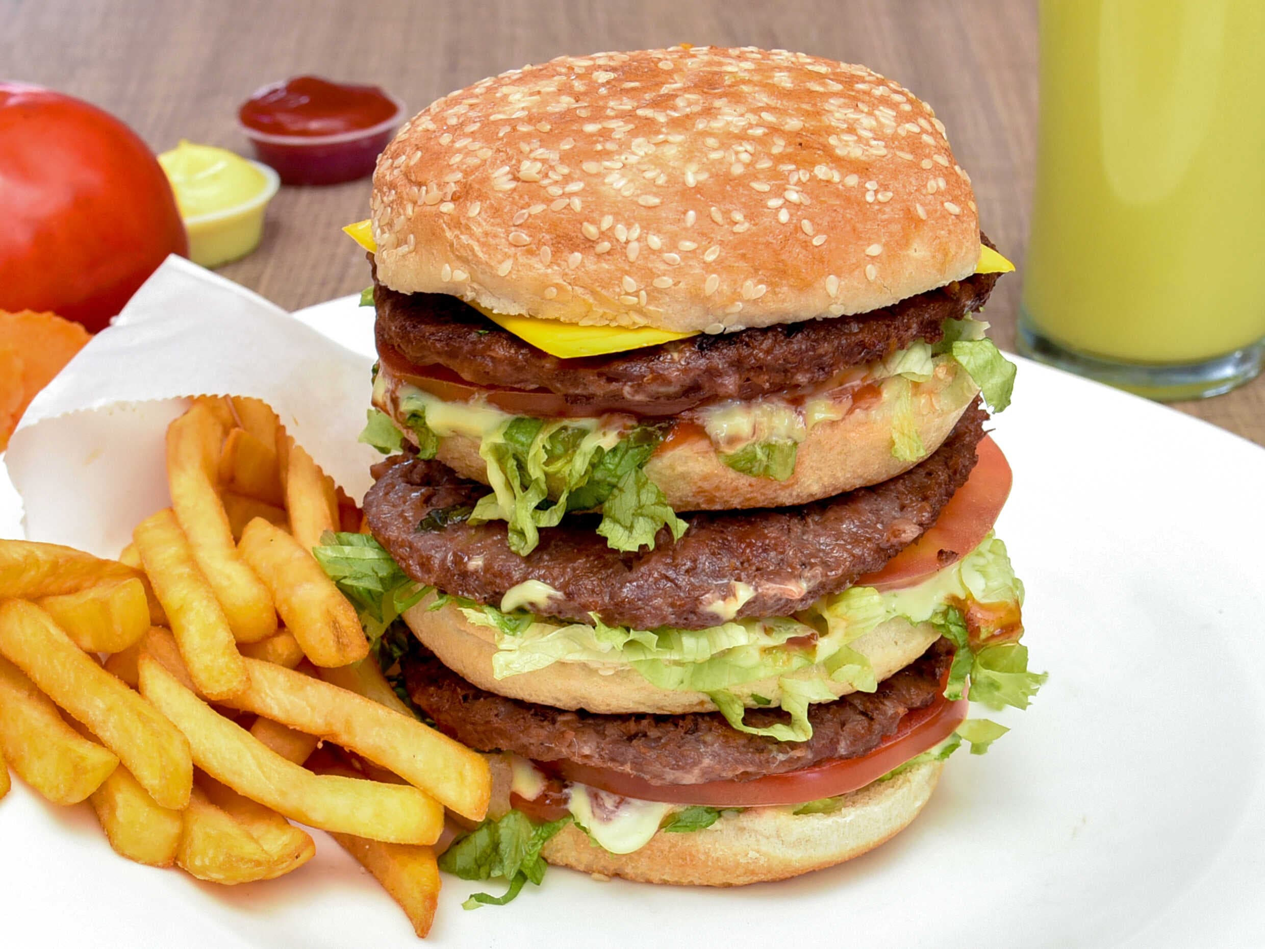 Combo Hamburguesa Triple 🍔🥤🍟