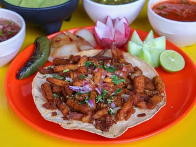Tacos de Maíz Dorado de Pastor