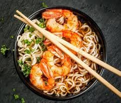 Sopa Ramen de Camarón