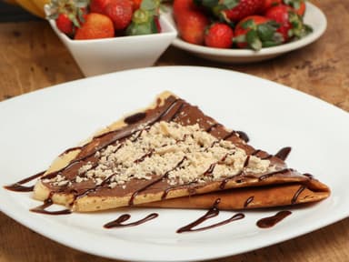 Crepa Mazapán ,nutella