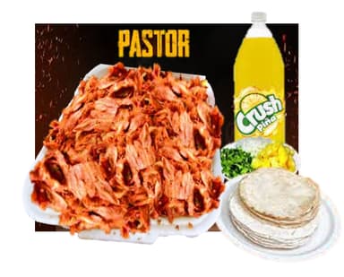 Paquete 1 Kg al Pastor + Refresco Gratis !! 😱