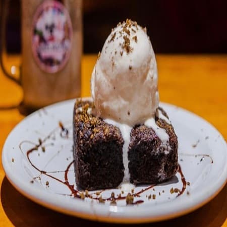 Brownie con Helado