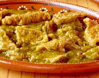 Platillo de Chicharrón Verde