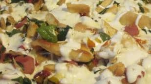 Alambre de Pollo con Queso
