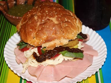 Cemitas de Jamón