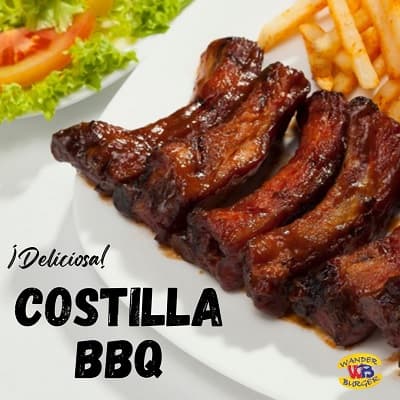 Costillas a la BBQ 300 G.