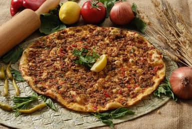 Pizza árabe familiar